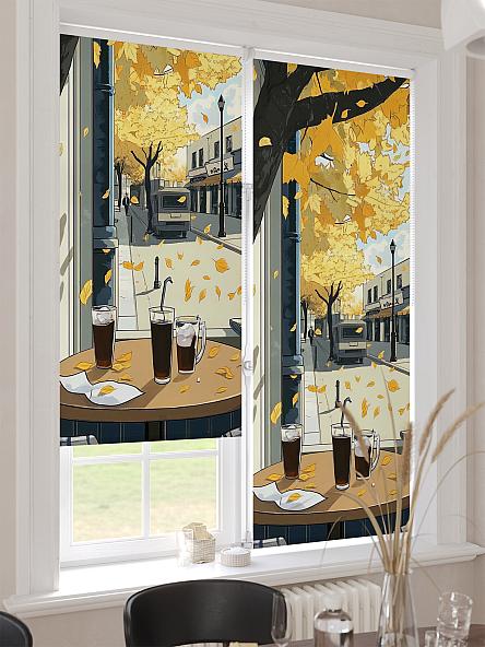 Рулонная штора для кухни для детской Ронлирт - 479 - ширина 57 см - фото 4