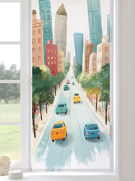 Рулонная штора для кухни для детской Ронлирт - 480 - ширина 57 см - фото 3