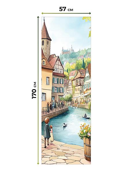 Рулонная штора для кухни для детской Ронлирт - 481 - ширина 57 см - фото 5