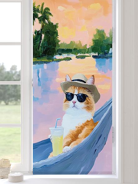 Рулонная штора для кухни для детской Ронлирт - 482 - ширина 57 см - фото 3