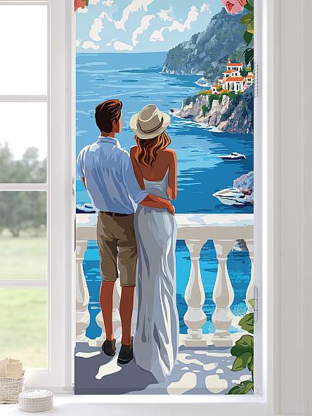 Рулонная штора для кухни для детской Ронлирт - 483 - ширина 57 см - фото 3