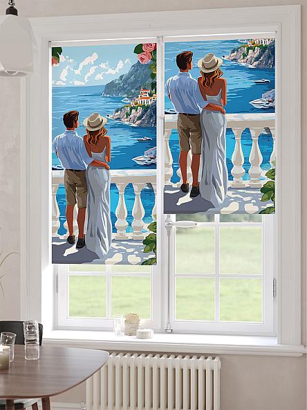 Рулонная штора для кухни для детской Ронлирт - 483 - ширина 57 см - фото 6