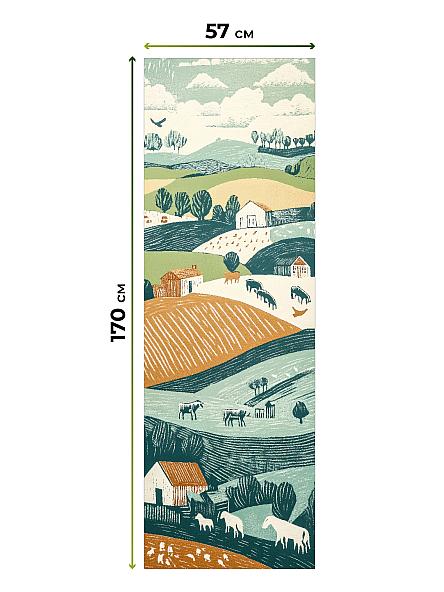 Рулонная штора для кухни для детской Ронлирт - 550 - ширина 57 см - фото 5