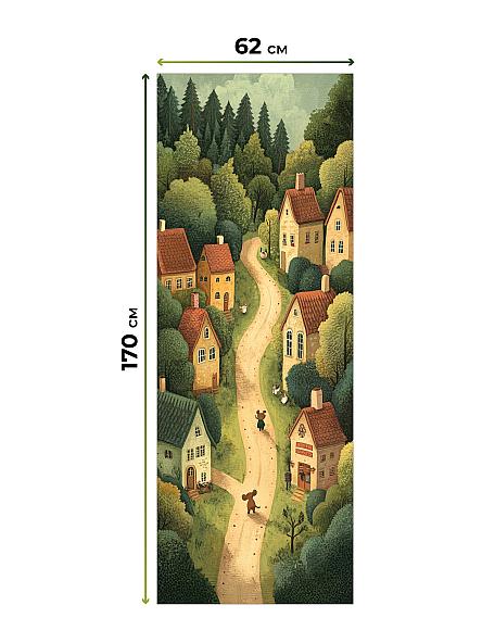 Рулонная штора для кухни для детской Клартис - 506 - ширина 62 см - фото 5