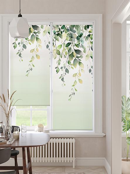 Рулонная штора для кухни для детской Клартис - 546 - ширина 62 см - фото 2