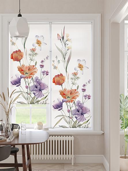 Рулонная штора для кухни для детской Клартис - 548 - ширина 62 см - фото 2