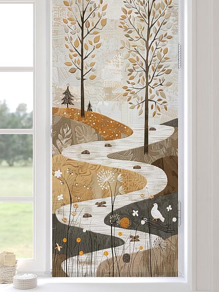 Рулонная штора для кухни для детской Лирикас - 501 - ширина 68 см - фото 3