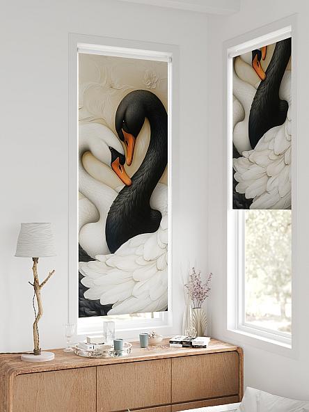 Рулонная штора для кухни для детской Федера - 573 - ширина 62 см - фото 2