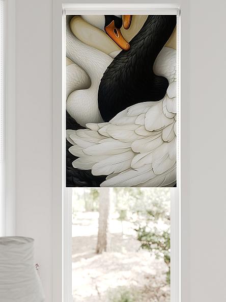 Рулонная штора для кухни для детской Федера - 573 - ширина 62 см - фото 6