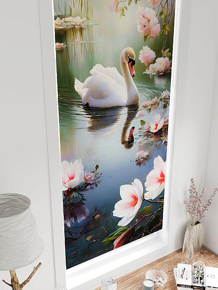 Рулонная штора для кухни для детской Федера - 583 - ширина 62 см - фото 4