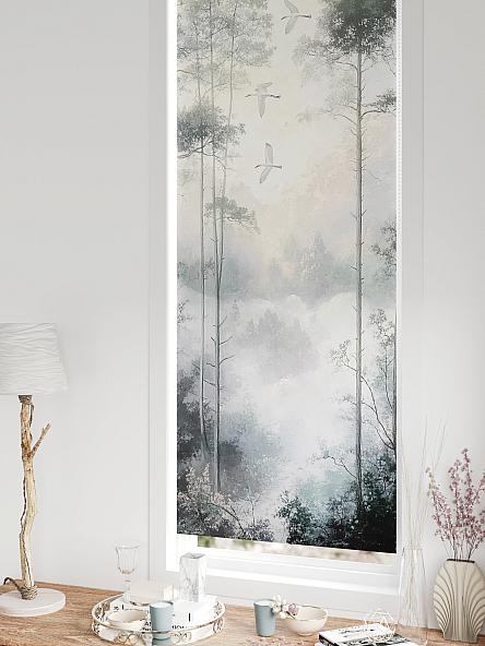 Рулонная штора для кухни для детской Федера - 584 - ширина 62 см - фото 5