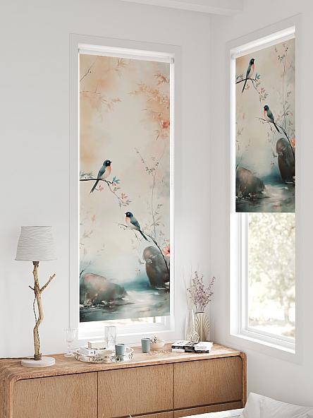 Рулонная штора для кухни для детской Федера - 585 - ширина 62 см - фото 2