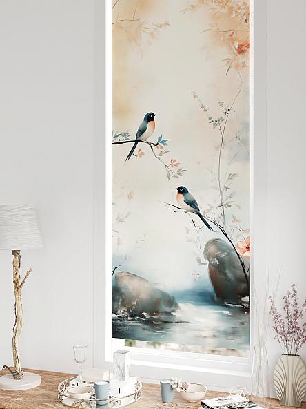 Рулонная штора для кухни для детской Федера - 585 - ширина 62 см - фото 5