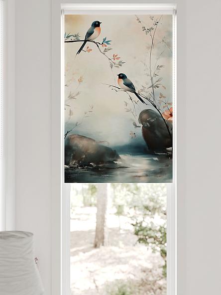 Рулонная штора для кухни для детской Федера - 585 - ширина 62 см - фото 6