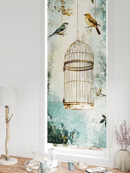 Рулонная штора для кухни для детской Федера - 586 - ширина 62 см - фото 5