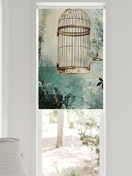 Рулонная штора для кухни для детской Федера - 586 - ширина 62 см - фото 6