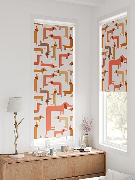 Рулонная штора для кухни для детской Федера - 587 - ширина 62 см - фото 2