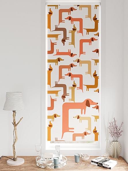 Рулонная штора для кухни для детской Федера - 587 - ширина 62 см - фото 3