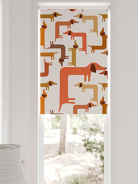 Рулонная штора для кухни для детской Федера - 587 - ширина 62 см - фото 6