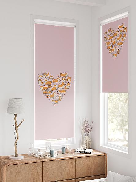 Рулонная штора для кухни для детской Федера - 588 - ширина 62 см - фото 2