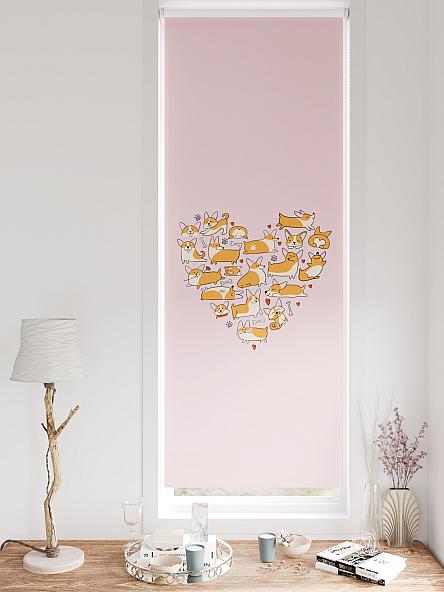 Рулонная штора для кухни для детской Федера - 588 - ширина 62 см - фото 3