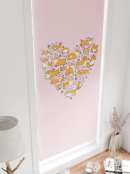 Рулонная штора для кухни для детской Федера - 588 - ширина 62 см - фото 4