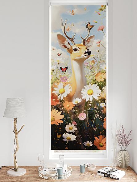 Рулонная штора для кухни для детской Федера - 589 - ширина 62 см - фото 3