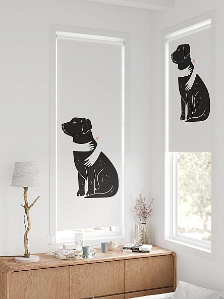 Рулонная штора для кухни для детской Федера - 590 - ширина 62 см - фото 2