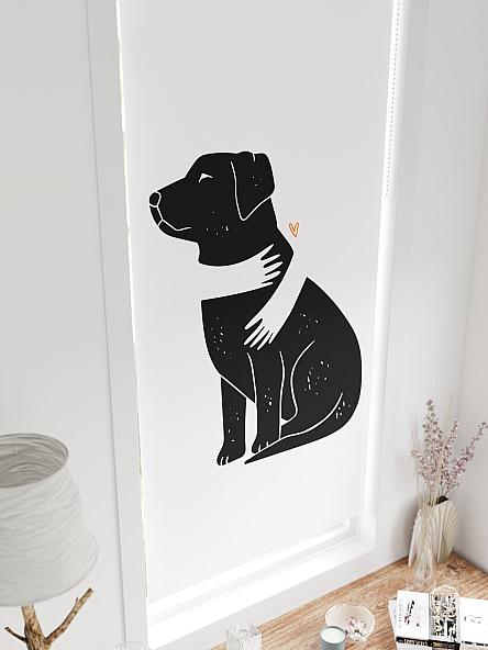 Рулонная штора для кухни для детской Федера - 590 - ширина 62 см - фото 4