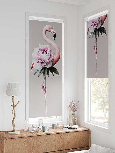 Рулонная штора для кухни для детской Федера - 591 - ширина 62 см - фото 2