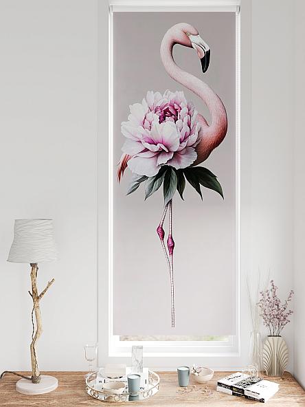 Рулонная штора для кухни для детской Федера - 591 - ширина 62 см - фото 3