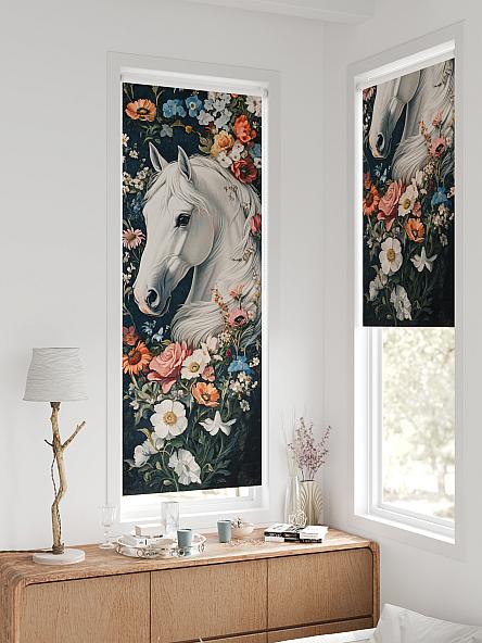 Рулонная штора для кухни для детской Федера - 593 - ширина 62 см - фото 2