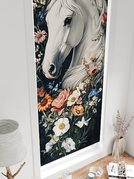 Рулонная штора для кухни для детской Федера - 593 - ширина 62 см - фото 4