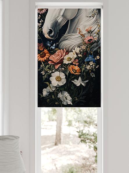 Рулонная штора для кухни для детской Федера - 593 - ширина 62 см - фото 6