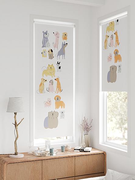 Рулонная штора для кухни для детской Федера - 594 - ширина 62 см - фото 2