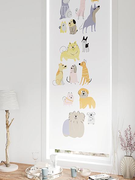 Рулонная штора для кухни для детской Федера - 594 - ширина 62 см - фото 5