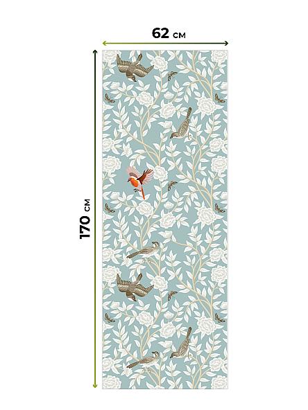 Рулонная штора для кухни для детской Федера - 596 - ширина 62 см - фото 7