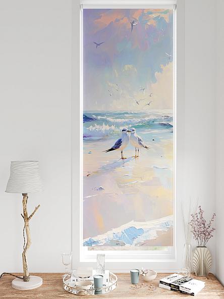 Рулонная штора для кухни для детской Федера - 598 - ширина 62 см - фото 3