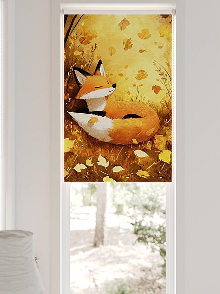 Рулонная штора для кухни для детской Федера - 603 - ширина 62 см - фото 6