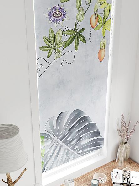 Рулонная штора для кухни для детской Федера - 605 - ширина 62 см - фото 4