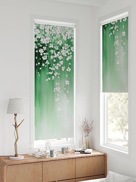 Рулонная штора для кухни для детской Федера - 613 - ширина 62 см - фото 2