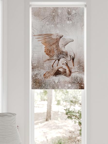 Рулонная штора для кухни для детской Федера - 614 - ширина 62 см - фото 6