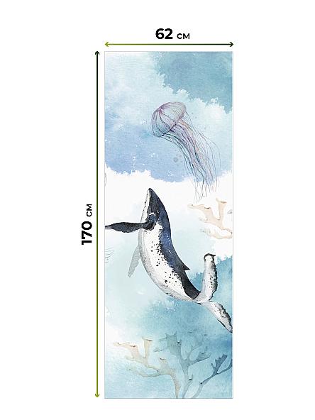 Рулонная штора для кухни для детской Федера - 616 - ширина 62 см - фото 7