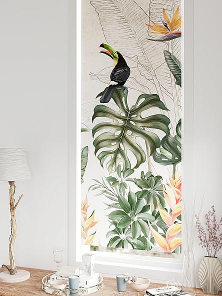 Рулонная штора для кухни для детской Федера - 617 - ширина 62 см - фото 5