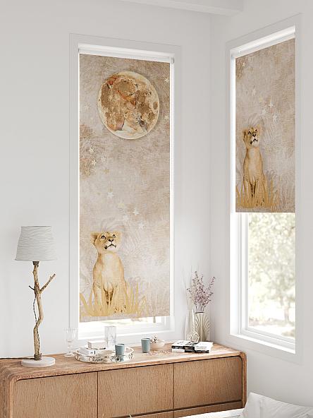 Рулонная штора для кухни для детской Федера - 620 - ширина 62 см - фото 2