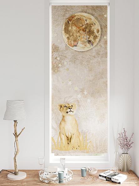 Рулонная штора для кухни для детской Федера - 620 - ширина 62 см - фото 3