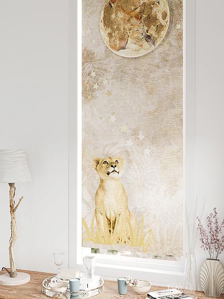 Рулонная штора для кухни для детской Федера - 620 - ширина 62 см - фото 5