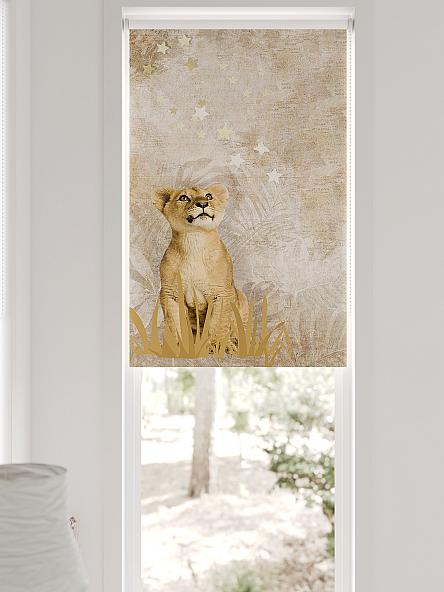 Рулонная штора для кухни для детской Федера - 620 - ширина 62 см - фото 6