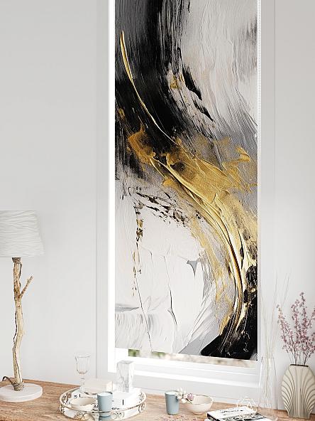 Рулонная штора для кухни для детской Федера - 623 - ширина 62 см - фото 5