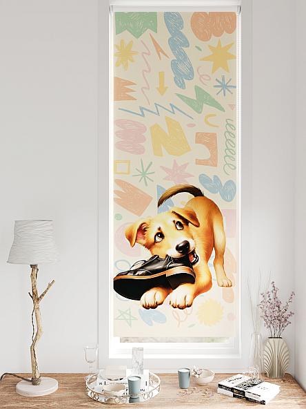 Рулонная штора для кухни для детской Федера - 626 - ширина 62 см - фото 3